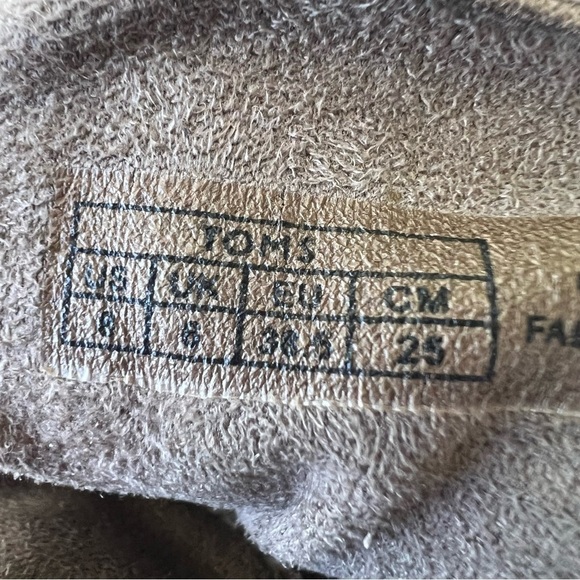 TOM’S DESERT BAJA LAUREL SUEDE BOOTS SIZE 8 EUC - Picture 6 of 12